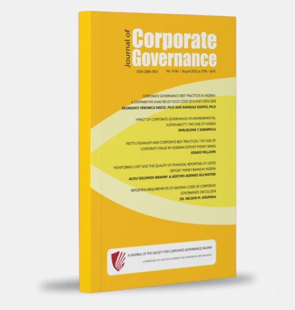 Journal Of Corporate Governance (24th Edition)