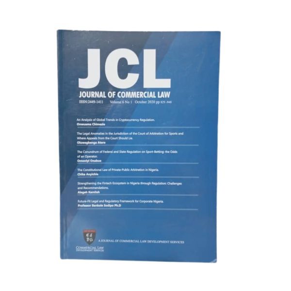 Journal of Commercial Law (Vol. 6)