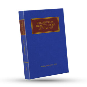 PRELIMINARY OBJECTIONS IN LITIGATION
