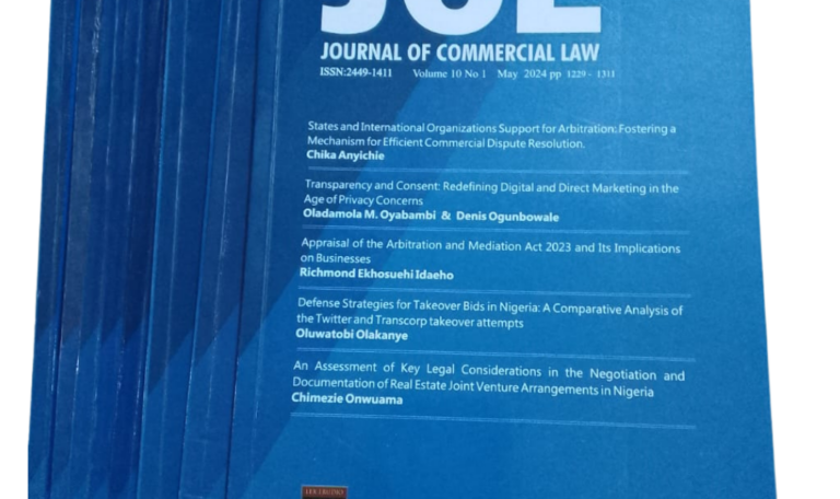 Journal of Commercial Law Volumes 2-10
