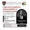 Are You Ready for the Real Role of In-House Counsel? Step beyond legal advice and build real impact. Join our training to learn how to: ✔️ Handle legal & compliance responsibilities effectively ✔️ Build strong compliance frameworks ✔️ Navigate ethical dilemmas with confidence ✔️ Communicate and advise for business impact 📌 Plus, explore: • Risk management in business operations • Corporate accountability • Working with regulators & external counsel 🗓 April 7, 2026 ⏰ 3 PM 🔗 Register now: https://shorturl.at/A3ghw