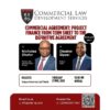 Commercial Agreement: Project Finance from Term Sheet to the Definitive Agreement – May 21, 2026 Time: 10 am https://shorturl.at/79xkh