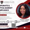 Staying compliant in Nigeria’s corporate and capital market landscape is not optional—it’s essential. Join Commercial Law Development Services (CLDS) on May 19th, 2026 at 3 PM for a practical, hands-on virtual training designed to equip young lawyers and company secretaries with the skills needed to navigate compliance with confidence. This session goes beyond theory. Participants will engage in real-world exercises covering filings with the Corporate Affairs Commission (CAC) and reporting obligations with the Securities and Exchange Commission (SEC), ensuring they can avoid costly errors and deliver accurate compliance work. What You’ll Learn: Nigeria’s compliance ecosystem: CAC, SEC, CBN, NITDA, NFIU, NDPC Hands-on CAC post-incorporation filings (annual returns, changes in directors/shareholding) SEC compliance and reporting obligations Practical drafting of a sample SEC compliance report Learning Outcomes: By the end of this session, you will be able to: Identify key regulators and their mandates Prepare and file CAC documents accurately Understand and implement SEC compliance requirements Draft and review SEC compliance reports Date: May 19th, 2026 Time: 3 PM 👉 Register here: https://shorturl.at/EbkES